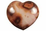 Colorful Carnelian Agate Heart #205310-1